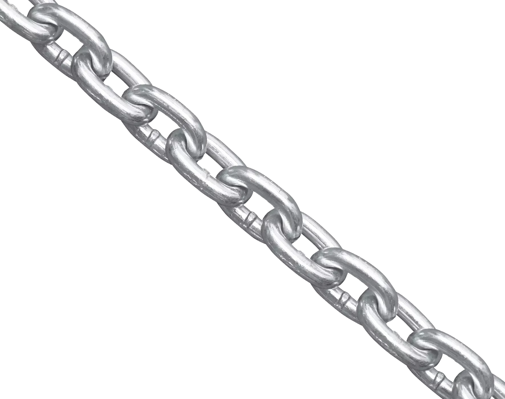 Short-link welded chain DIN 5685A FI 6 mm, zinc plated