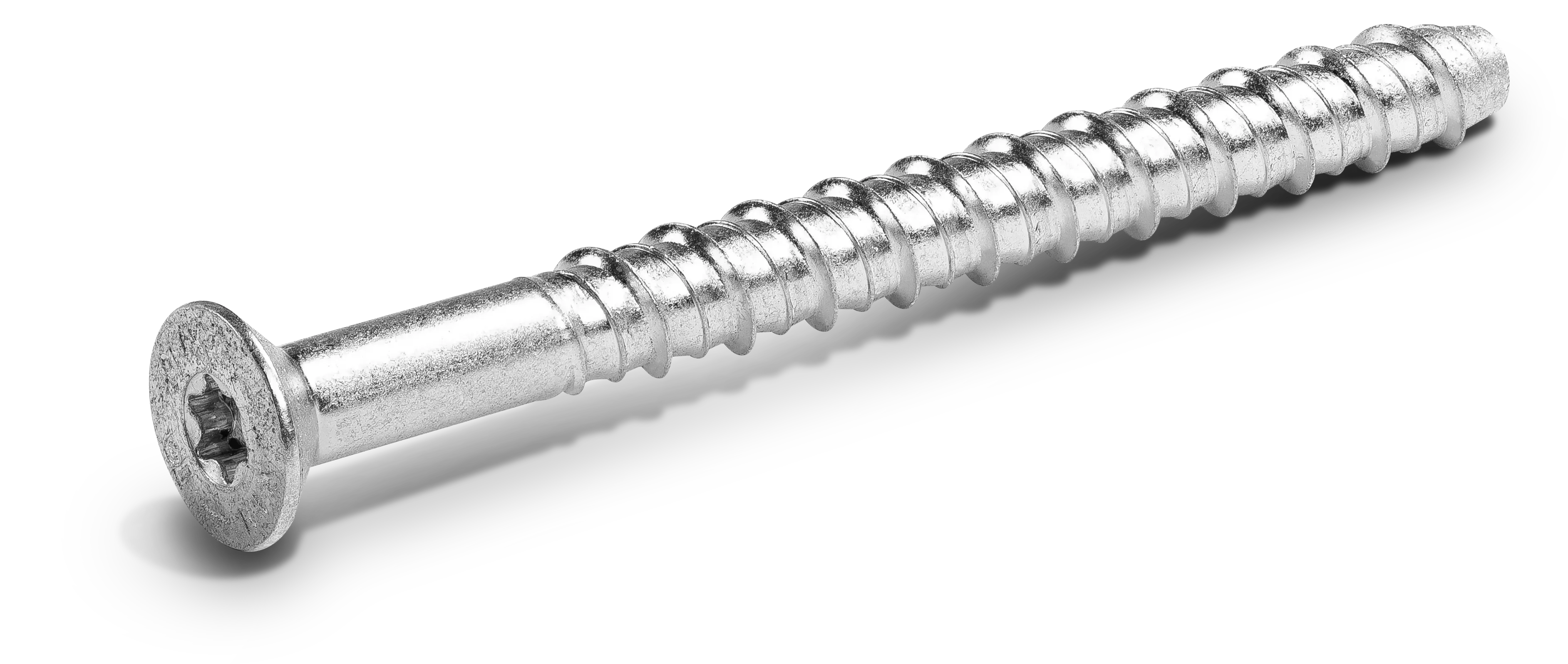 Zinc Flake coated countersunk concrete screw anchor R-LX-CS-ZF 8x60 mm -  cardboard box - 100 pcs. | R-LX-08X060-CS-ZF | RAWLPLUG - Rawlplug