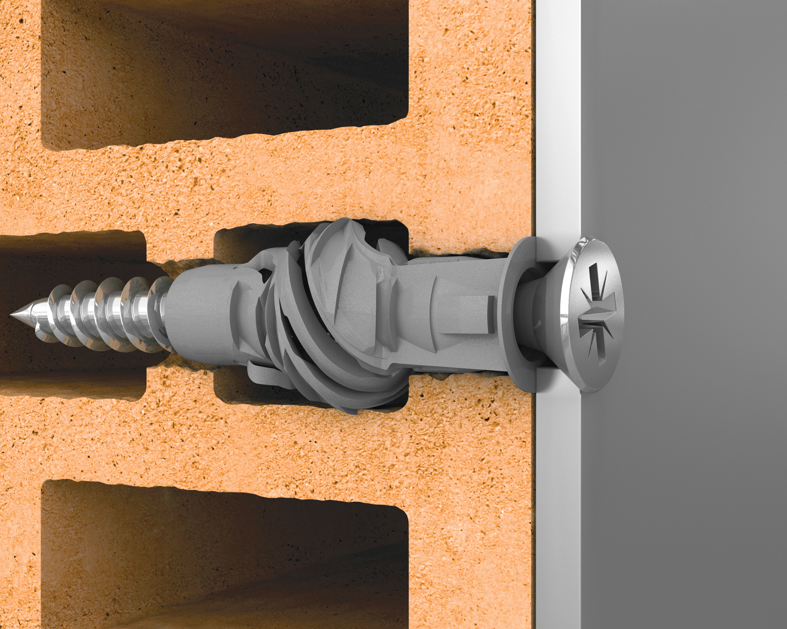 UNIPLUG Kołek uniwersalny 8x40 mm - blister - 12 szt. | B